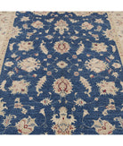 Sultanabad 5'6'' X 7'7'' Hand-Knotted Wool Rug 5'6'' x 7'7'' (165 X 228) / Ivory / Blue