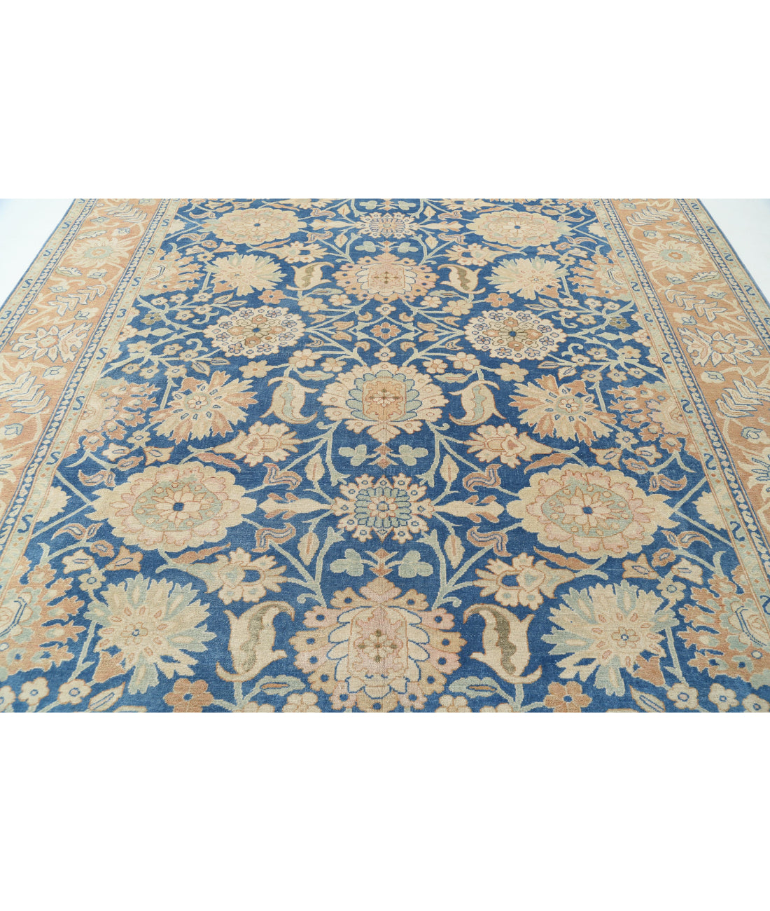 Sultanabad 9'9'' X 11'11'' Hand-Knotted Wool Rug 9'9'' x 11'11'' (293 X 358) / Blue / Rust