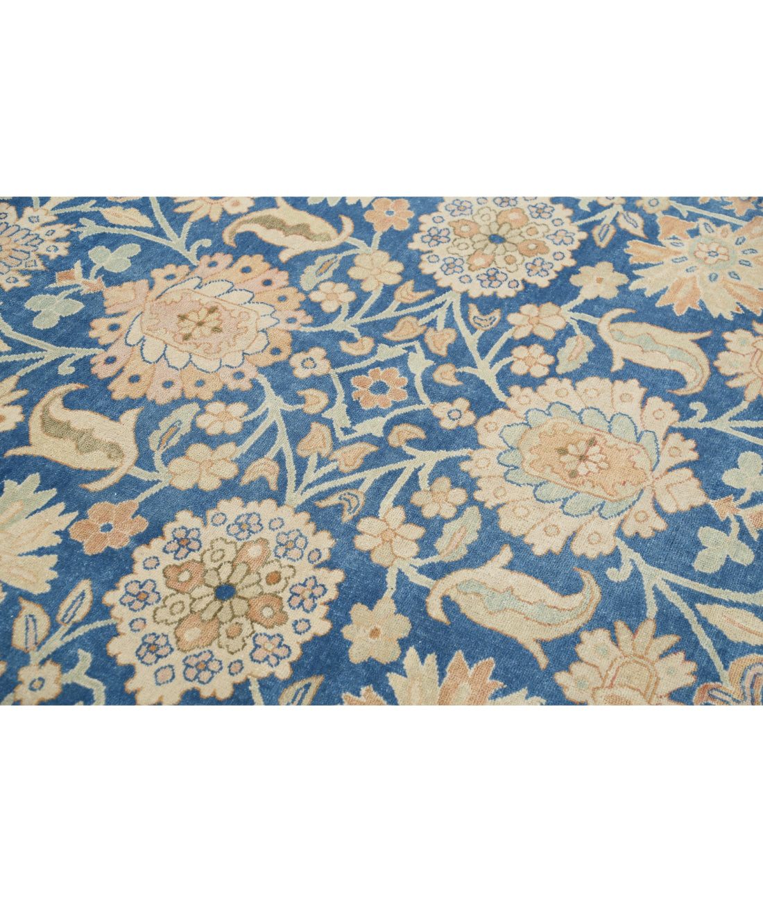 Sultanabad 9'9'' X 11'11'' Hand-Knotted Wool Rug 9'9'' x 11'11'' (293 X 358) / Blue / Rust