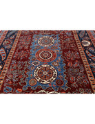 Suzani 8' 2" X 10' 5" Hand-Knotted Wool Rug 8' 2" X 10' 5" (249 X 318) / Red / Blue