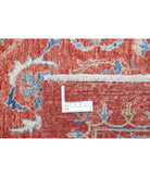 Suzani 7'11'' X 11'6'' Hand-Knotted Wool Rug 7'11'' x 11'6'' (238 X 345) / Red / Blue