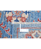 Suzani 6'8'' X 9'3'' Hand-Knotted Wool Rug 6'8'' x 9'3'' (200 X 278) / Blue / Rust