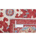 Suzani 6'4'' X 10'2'' Hand-Knotted Wool Rug 6'4'' x 10'2'' (190 X 305) / Red / Ivory