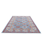 Suzani 6'7'' X 9'8'' Hand-Knotted Wool Rug 6'7'' x 9'8'' (198 X 290) / Blue / Red