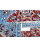 Suzani 6'7'' X 9'8'' Hand-Knotted Wool Rug 6'7'' x 9'8'' (198 X 290) / Blue / Red