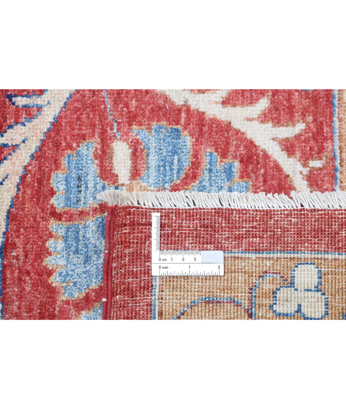 Suzani 6'7'' X 9'10'' Hand-Knotted Wool Rug 6'7'' x 9'10'' (198 X 295) / Red / Rust