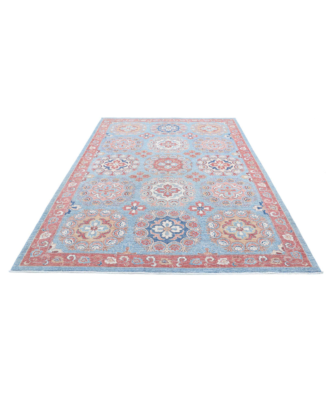 Suzani 4'6'' X 6'7'' Hand-Knotted Wool Rug 4'6'' x 6'7'' (135 X 198) / Multi / Multi