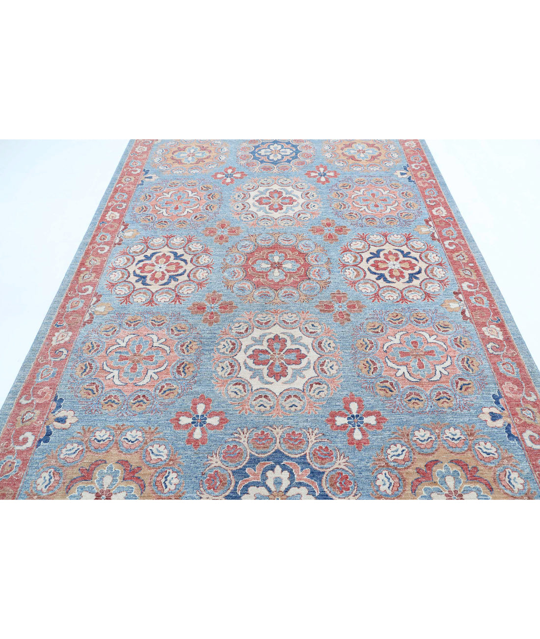 Suzani 4'6'' X 6'7'' Hand-Knotted Wool Rug 4'6'' x 6'7'' (135 X 198) / Multi / Multi