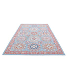 Suzani 6'5'' X 9'6'' Hand-Knotted Wool Rug 6'5'' x 9'6'' (193 X 285) / Teal / Red