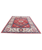 Suzani 7'6'' X 10'0'' Hand-Knotted Wool Rug 7'6'' x 10'0'' (225 X 300) / Red / Ivory