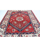 Suzani 7'6'' X 10'0'' Hand-Knotted Wool Rug 7'6'' x 10'0'' (225 X 300) / Red / Ivory