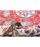 Suzani 7'6'' X 10'0'' Hand-Knotted Wool Rug 7'6'' x 10'0'' (225 X 300) / Red / Ivory