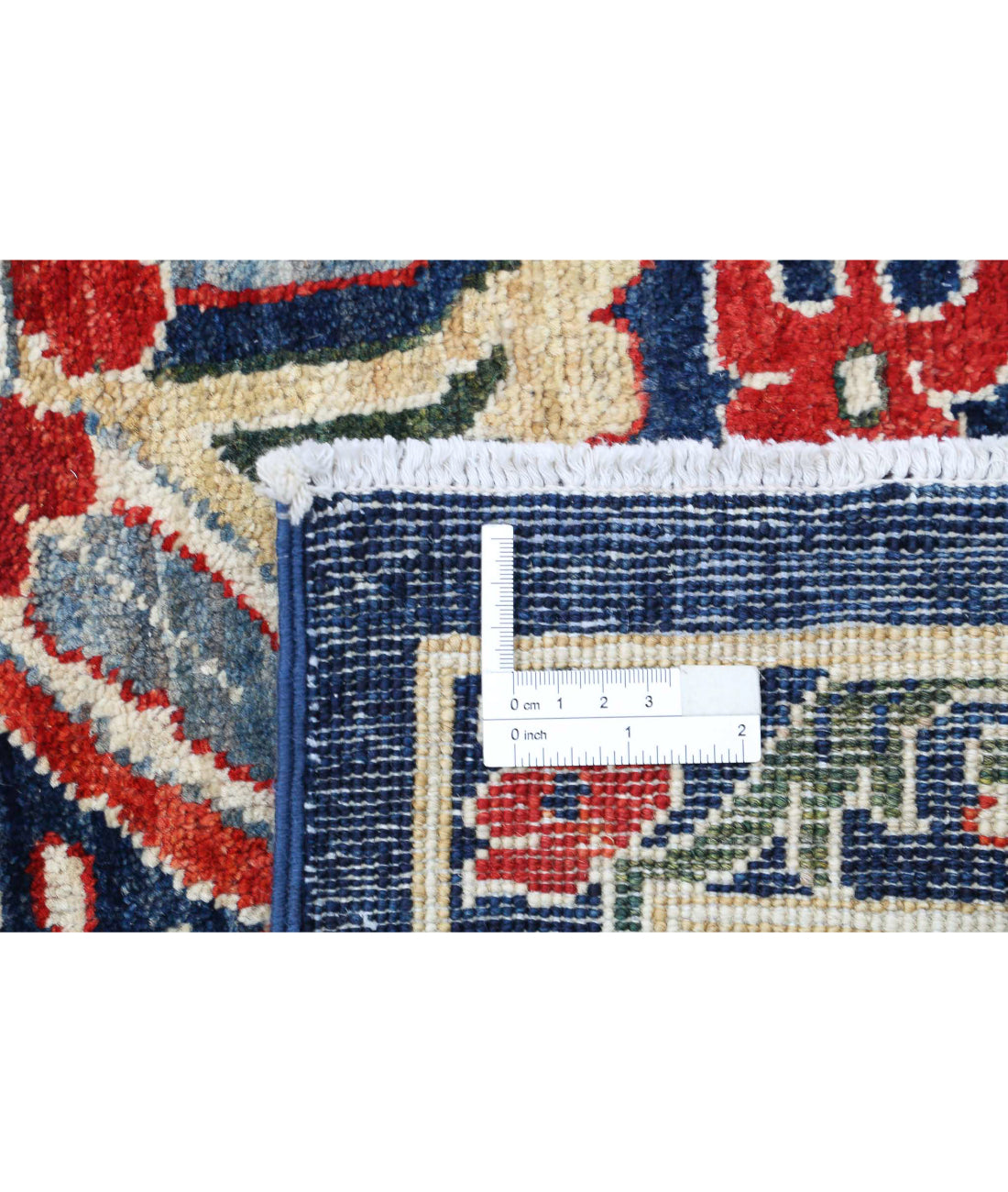 Suzani 8'10'' X 11'10'' Hand-Knotted Wool Rug 8'10'' x 11'10'' (265 X 355) / Blue / Ivory