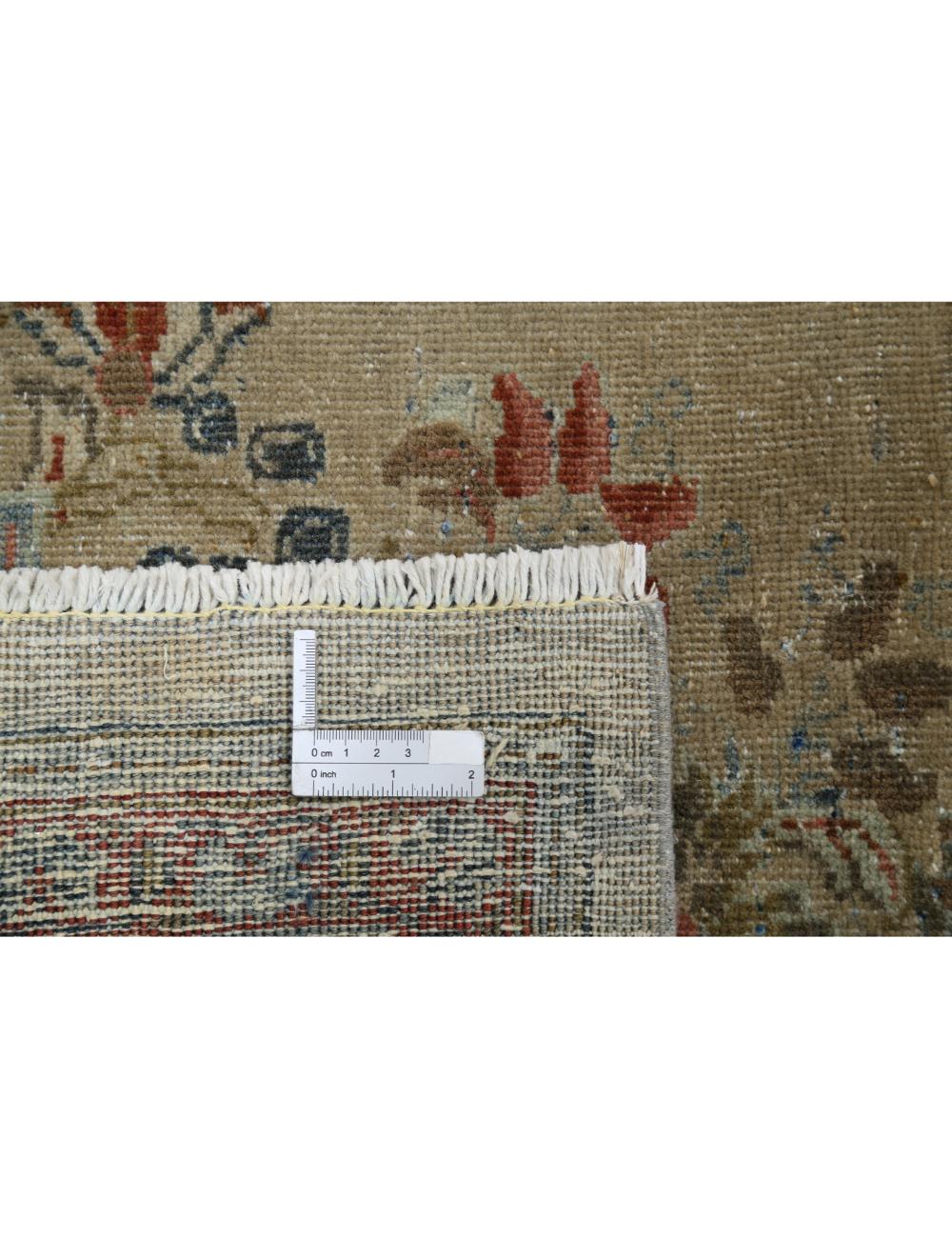 Tabriz 9' 10" X 12' 8" Hand-Knotted Wool Rug 9' 10" X 12' 8" (300 X 386) / Taupe / Grey