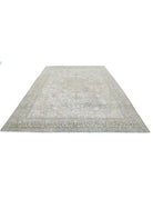 Tabriz 8' 2" X 11' 8" Hand-Knotted Wool Rug 8' 2" X 11' 8" (249 X 356) / Ivory / Grey