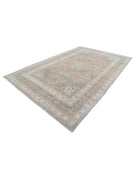 Tabriz 7' 10" X 11' 8" Hand-Knotted Wool Rug 7' 10" X 11' 8" (239 X 356) / Rust / Blue