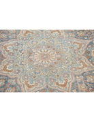 Tabriz 7' 10" X 11' 8" Hand-Knotted Wool Rug 7' 10" X 11' 8" (239 X 356) / Rust / Blue