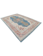 Tabriz 8' 0" X 11' 11" Hand-Knotted Wool Rug 8' 0" X 11' 11" (244 X 363) / Blue / Rust