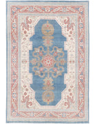 Tabriz 8' 0" X 11' 11" Hand-Knotted Wool Rug 8' 0" X 11' 11" (244 X 363) / Blue / Rust