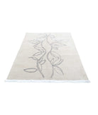 Texture 4'7'' X 6'1'' Hand-Knotted Wool Rug 4'7'' x 6'1'' (138 X 183) / Beige / Grey