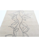 Texture 4'7'' X 6'1'' Hand-Knotted Wool Rug 4'7'' x 6'1'' (138 X 183) / Beige / Grey