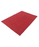 Vista 4'7'' X 6'3'' Hand-Knotted Wool Rug 4'7'' x 6'3'' (265 X 350) / Red / Red