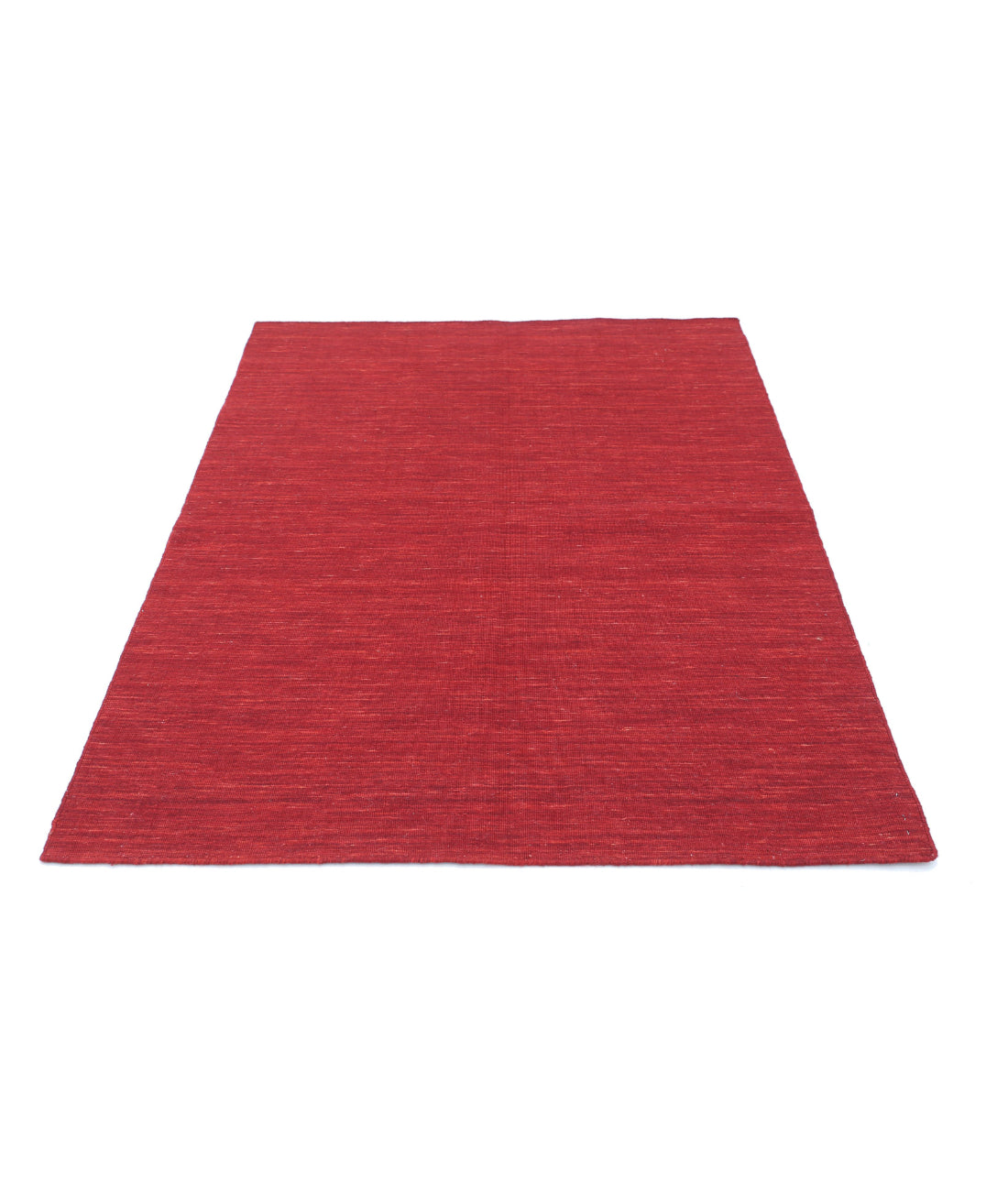 Vista 4'6'' X 6'3'' Hand-Knotted Wool Rug 4'6'' x 6'3'' (135 X 188) / Red / N/A