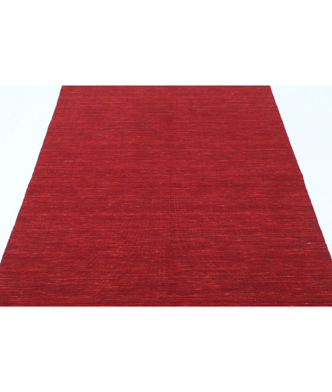 Vista 4'6'' X 6'3'' Hand-Knotted Wool Rug 4'6'' x 6'3'' (135 X 188) / Red / N/A