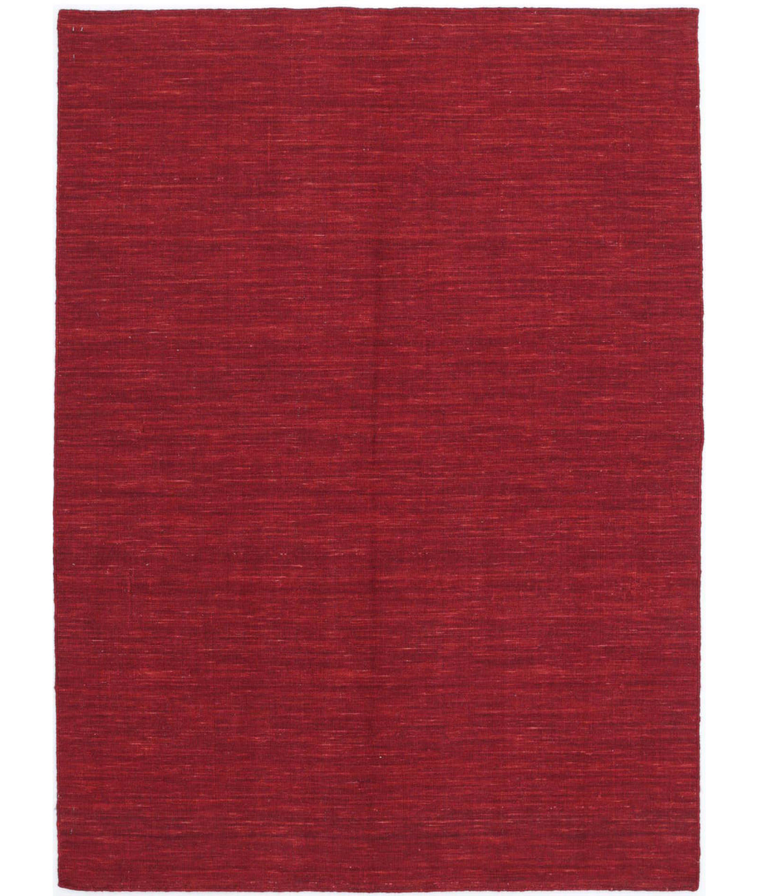 Vista 4'6'' X 6'2'' Power-Loomed Wool Rug 4'6'' x 6'2'' (135 X 185) / Red / Red