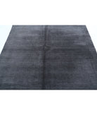 Texture 6'6'' X 6'6'' Hand-Knotted Wool Rug 6'6'' x 6'6'' (195 X 195) / Charcoal / Charcoal