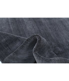 Texture 6'6'' X 6'6'' Hand-Knotted Wool Rug 6'6'' x 6'6'' (195 X 195) / Charcoal / Charcoal