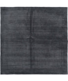 Texture 6'6'' X 6'6'' Hand-Knotted Wool Rug 6'6'' x 6'6'' (195 X 195) / Charcoal / Charcoal