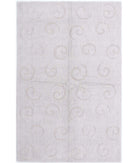 Texture 5'0'' X 7'11'' Hand-Knotted Wool Rug 5'0'' x 7'11'' (150 X 238) / Lilac / Ivory