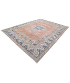 Vintage 9'8'' X 12'11'' Hand-Knotted Wool Rug 9'8'' x 12'11'' (290 X 388) / Taupe / Blue