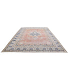 Vintage 9'8'' X 12'11'' Hand-Knotted Wool Rug 9'8'' x 12'11'' (290 X 388) / Taupe / Blue