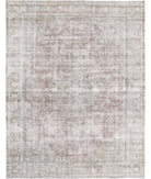 Vintage 9'9'' X 12'8'' Hand-Knotted Wool Rug 9'9'' x 12'8'' (293 X 380) / Taupe / Ivory