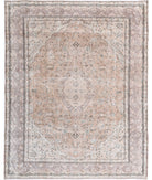 Vintage 9'6'' X 11'11'' Hand-Knotted Wool Rug 9'6'' x 11'11'' (285 X 358) / Taupe / Grey