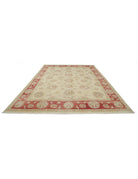 Ziegler 9' 7" X 13' 1" Hand-Knotted Wool Rug 9' 7" X 13' 1" (292 X 399) / Red / Ivory