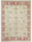 Ziegler 9' 7" X 13' 1" Hand-Knotted Wool Rug 9' 7" X 13' 1" (292 X 399) / Red / Ivory