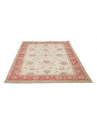 Ziegler 5' 7" X 7' 11" Hand-Knotted Wool Rug 5' 7" X 7' 11" (170 X 241) / Rust / Ivory