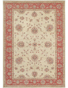 Ziegler 5' 7" X 7' 11" Hand-Knotted Wool Rug 5' 7" X 7' 11" (170 X 241) / Rust / Ivory