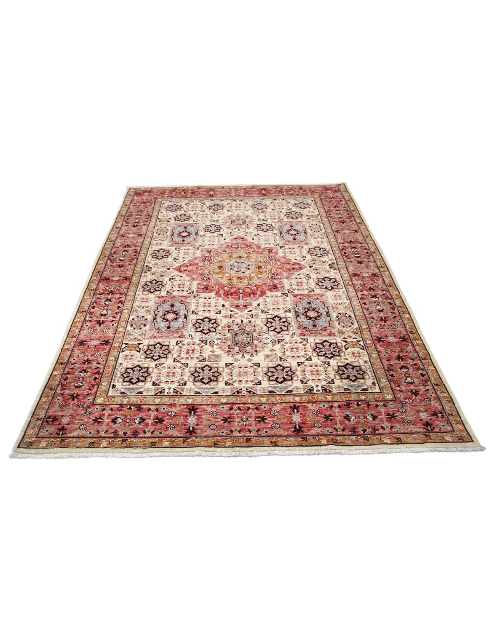 Ziegler 5' 7" X 7' 10" Hand-Knotted Wool Rug 5' 7" X 7' 10" (170 X 239) / Rust / Ivory