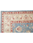 Ziegler 5' 7" X 7' 10" Hand-Knotted Wool Rug 5' 7" X 7' 10" (170 X 239) / Ivory / Blue