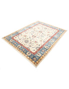 Ziegler 5' 10" X 7' 6" Hand-Knotted Wool Rug 5' 10" X 7' 6" (178 X 229) / Blue / Ivory