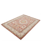 Ziegler 4' 11" X 6' 9" Hand-Knotted Wool Rug 4' 11" X 6' 9" (150 X 206) / Ivory / Red