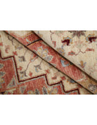 Ziegler 4' 11" X 6' 9" Hand-Knotted Wool Rug 4' 11" X 6' 9" (150 X 206) / Ivory / Red