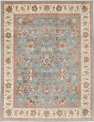 Ziegler 8' 11" X 11' 8" Hand-Knotted Wool Rug 8' 11" X 11' 8" (272 X 356) / Blue / Ivory