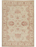 Ziegler 3' 11" X 5' 8" Hand-Knotted Wool Rug 3' 11" X 5' 8" (119 X 173) / Ivory / Beige