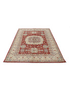 Ziegler 4' 7" X 6' 9" Hand-Knotted Wool Rug 4' 7" X 6' 9" (140 X 206) / Red / Ivory