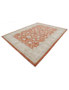 Ziegler 9' 1" X 11' 6" Hand-Knotted Wool Rug 9' 1" X 11' 6" (277 X 351) / Rust / Ivory